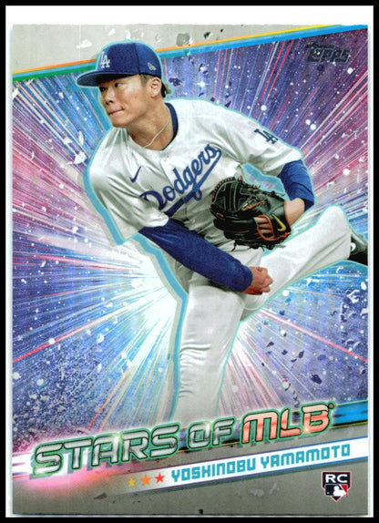 2024 Topps Stars of MLB #SMLB-57 Yoshinobu Yamamoto Los Angeles Dodgers