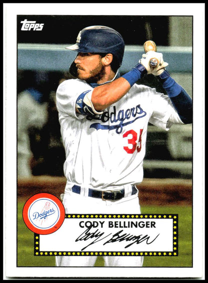 2021 Topps 1952 Topps Redux #T52-22 Cody Bellinger Los Angeles Dodgers