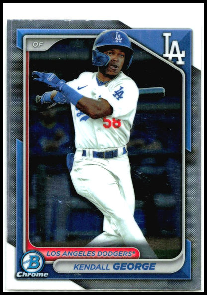 2024 Bowman Chrome Prospects #BCP-58 Kendall George Los Angeles Dodgers