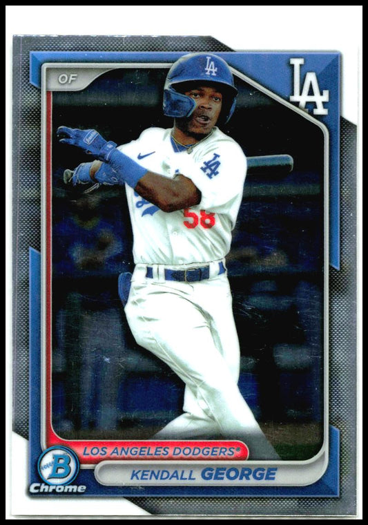 2024 Bowman Chrome Prospects #BCP-58 Kendall George Los Angeles Dodgers