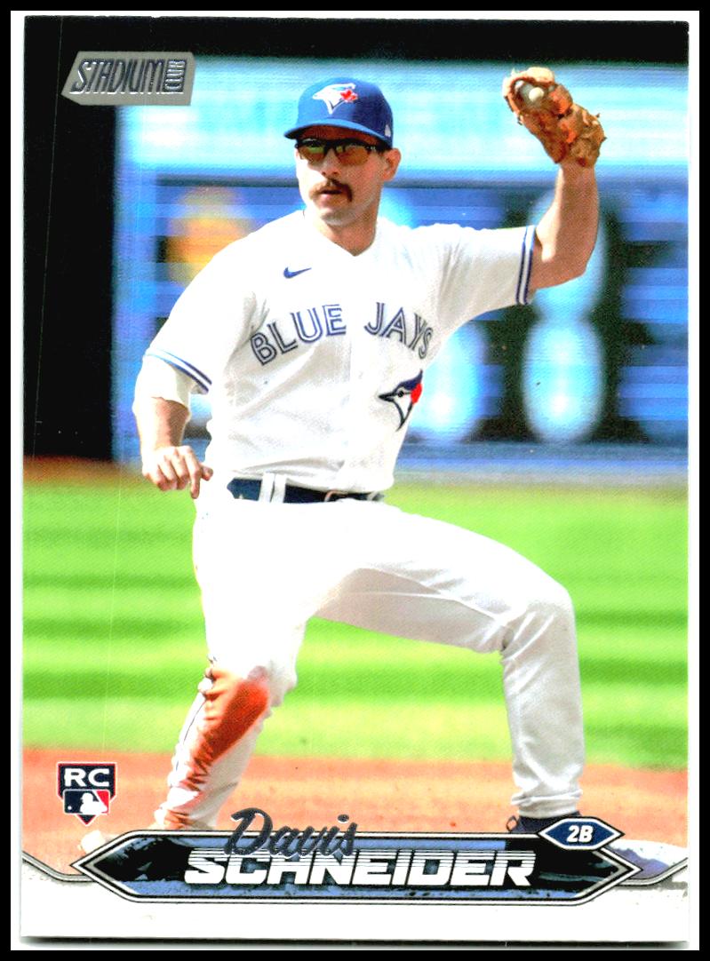 2024 Stadium Club #203 Davis Schneider Rookie Toronto Blue Jays