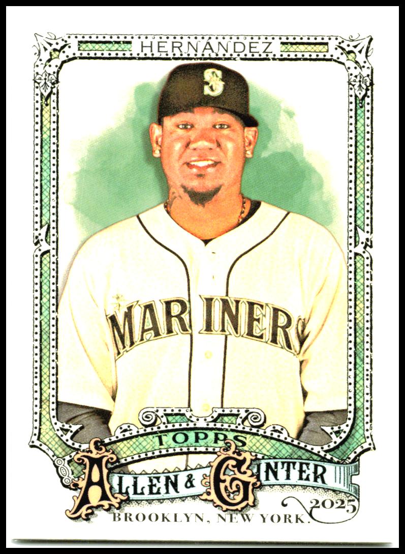 2025 Topps Allen & Ginter #171 Félix Hernández Mariners