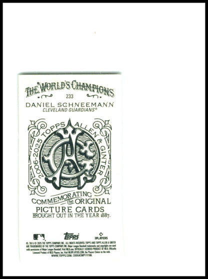 2025 Topps Allen & Ginter Mini #274 William Fightner Boston Bruins