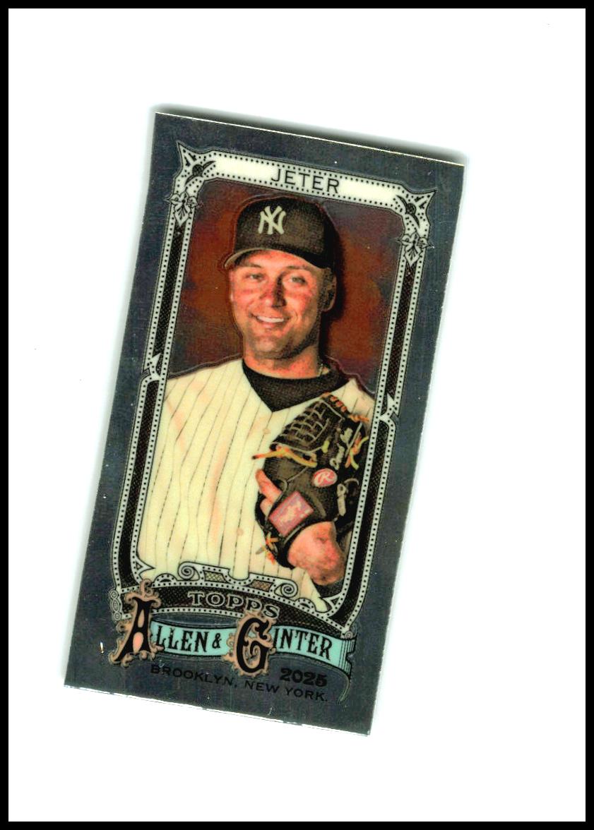 2025 Topps Allen & Ginter Mini Chrome #21 Derek Jeter