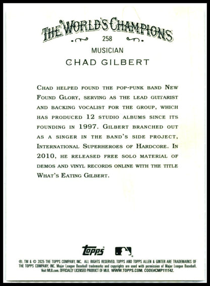2025 Topps Allen & Ginter Chrome #258 Chad Gilbert