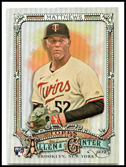 2025 Topps Allen & Ginter Chrome #235 Zebby Matthews