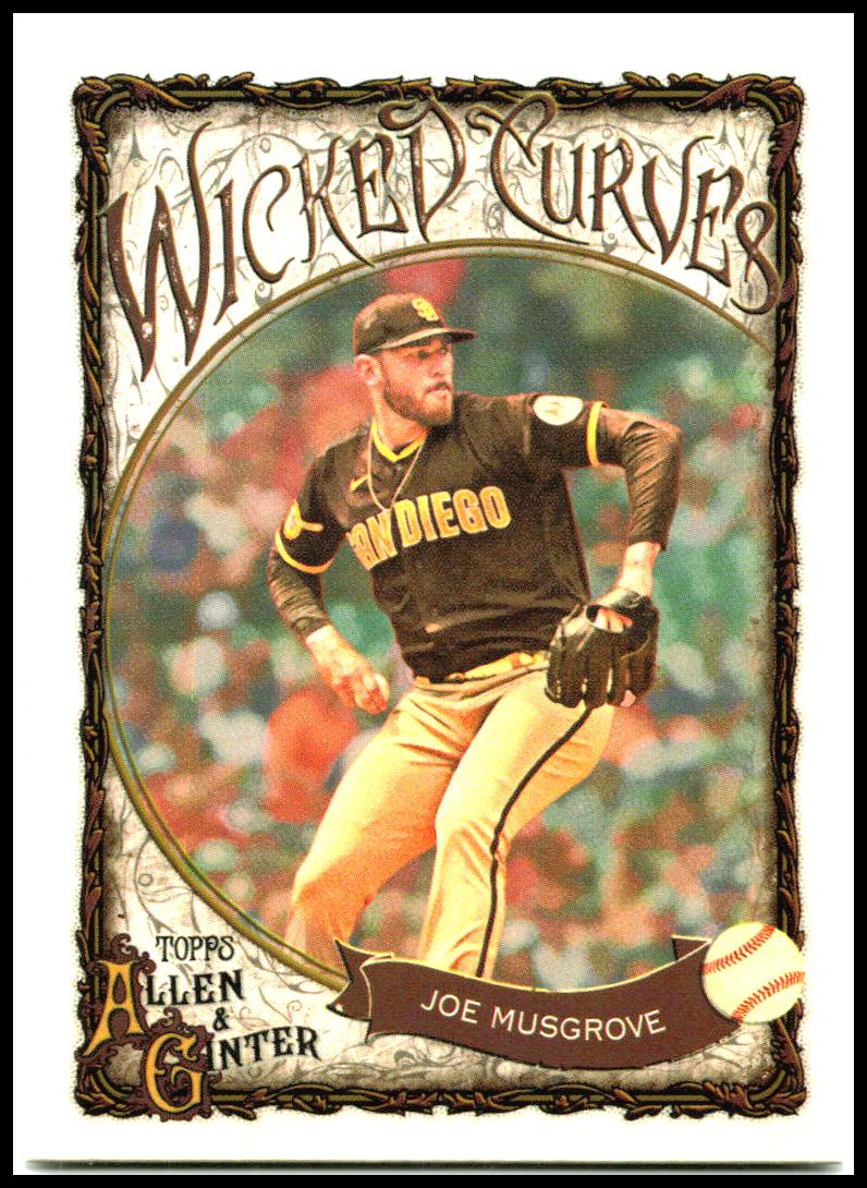 2025 Topps Allen & Ginter Wicked Curves #WC-4 Joe Musgrove