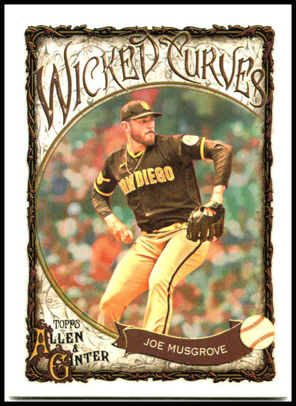 2025 Topps Allen & Ginter Wicked Curves #WC-4 Joe Musgrove