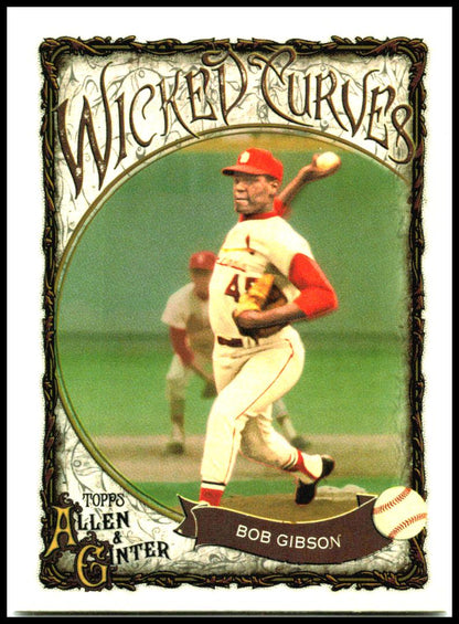 2025 Topps Allen & Ginter Wicked Curves #WC-23 Bob Gibson