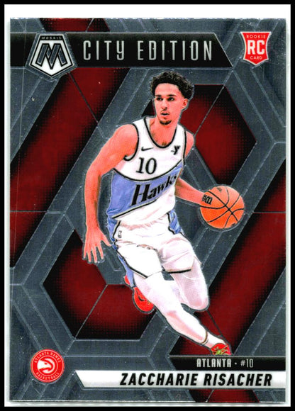 2024-25 Panini Mosaic #274 Zaccharie Risacher Rookie Atlanta Hawks