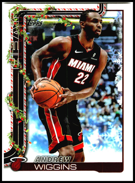 2025-26 Topps Holiday #H62 Andrew Wiggins Miami Heat