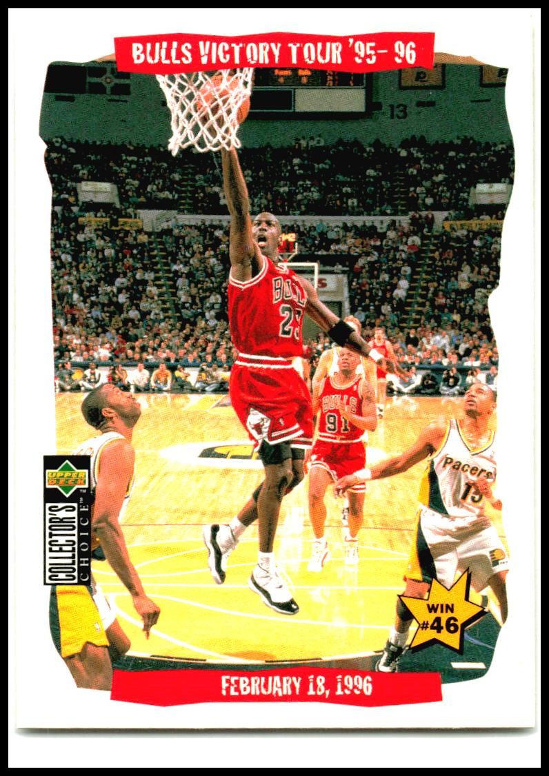 1996-97 Collector's Choice #26 Michael Jordan / Scottie Pippen Chicago Bulls