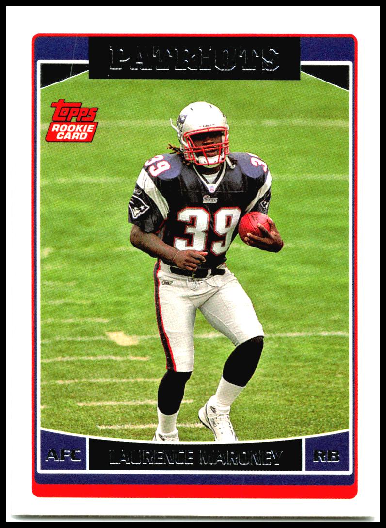 2006 Topps #373 Laurence Maroney Rookie New England Patriots