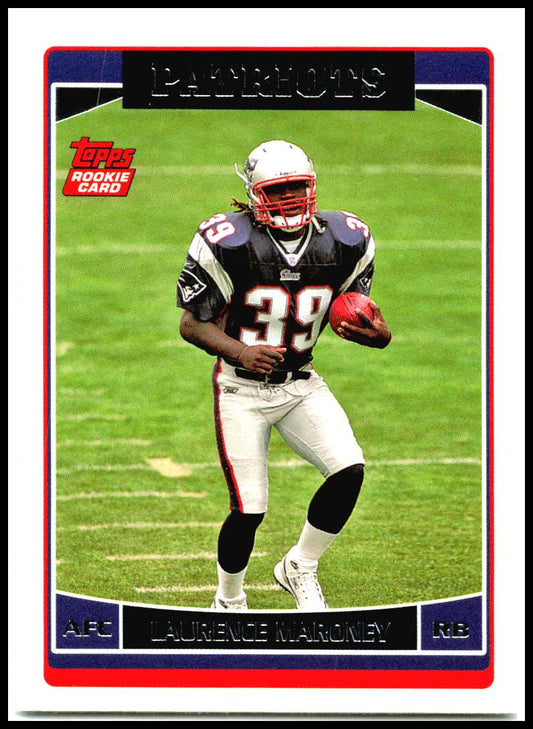 2006 Topps #373 Laurence Maroney Rookie New England Patriots