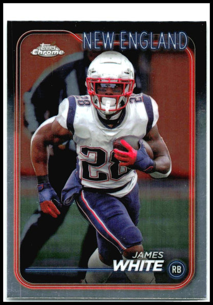 2024 Topps Chrome #127 James White New England Patriots