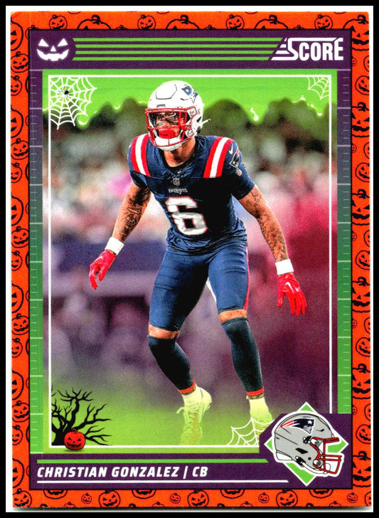 2024 Score-A-Treat #190 Christian Gonzalez New England Patriots
