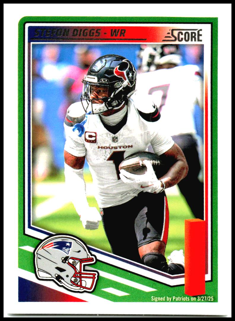2025 Score #71 Stefon Diggs New England Patriots