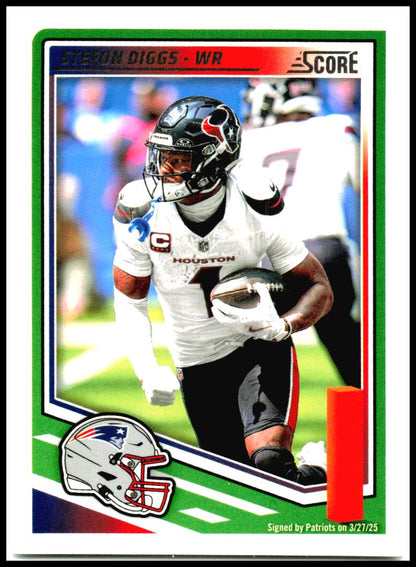 2025 Score #71 Stefon Diggs New England Patriots