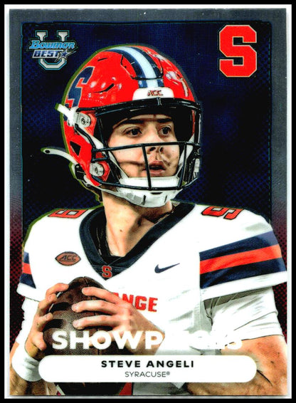 2025 Bowman University Best Bowman Showpieces #BS-4 Steve Angeli Syracuse Orange