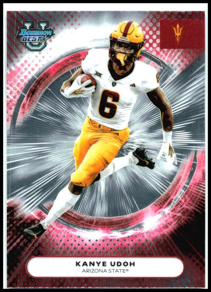 2025 Bowman University Best #70 Kanye Udoh Arizona State Sun Devils