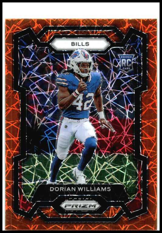 2023 Panini Prizm Lazer #309 Dorian Williams Buffalo Bills