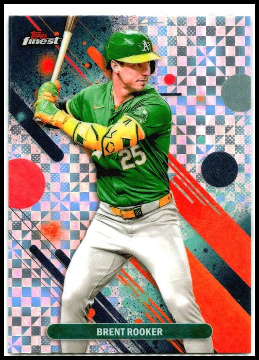 2025 Finest Checkerboard #46 Brent Rooker Athletics