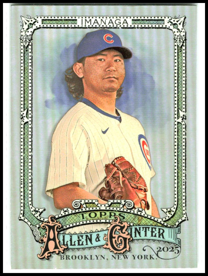 2025 Topps Allen & Ginter Chrome #99 Shota Imanaga Chicago Cubs