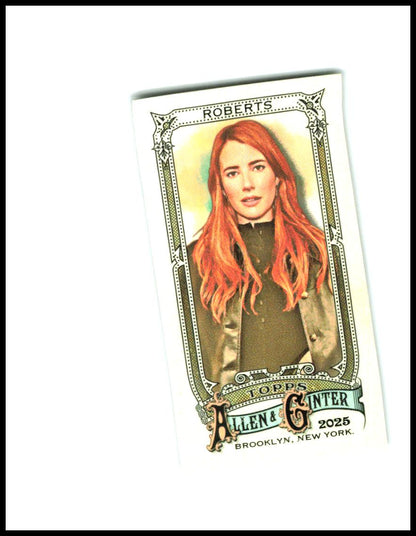 2025 Topps Allen & Ginter Mini Allen & Ginter Back #286 Emma Roberts
