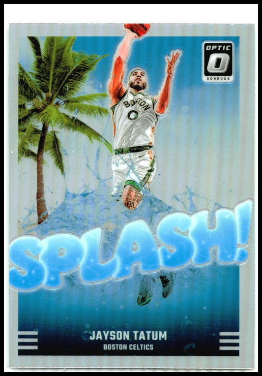 2024-25 Donruss Optic Splash! Holo #11 Jayson Tatum Boston Celtics
