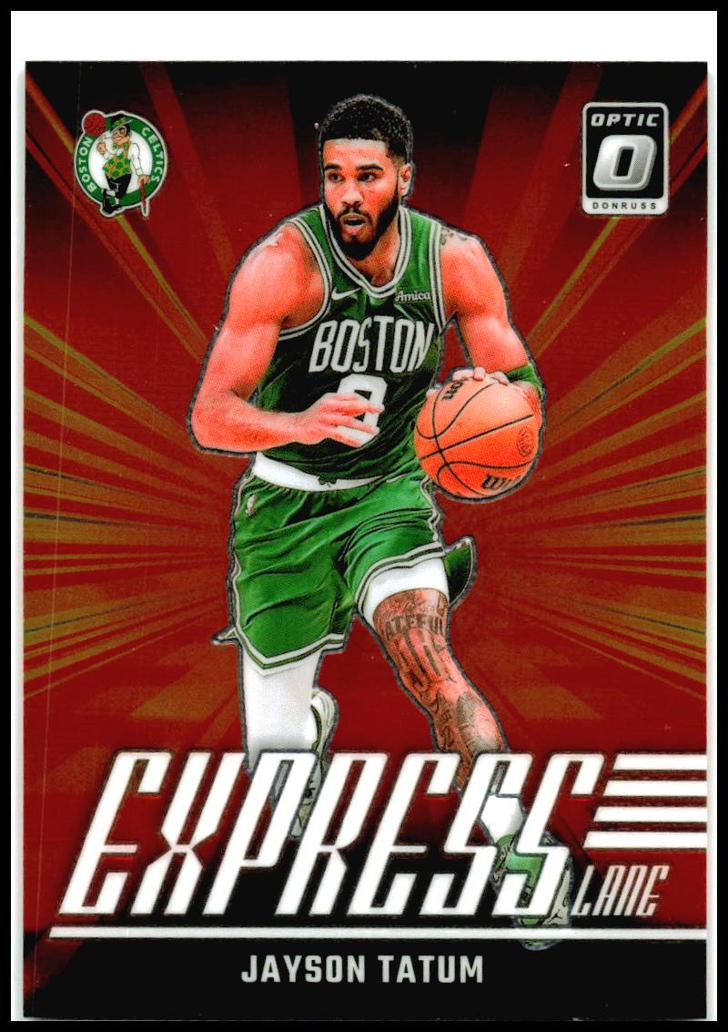 2024-25 Donruss Optic Express Lane #9 Jayson Tatum Boston Celtics