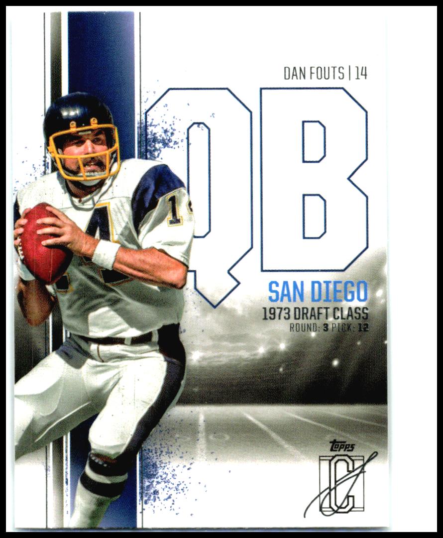 2024 Topps Signature Class #52 Dan Fouts San Diego Chargers