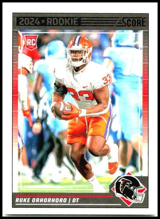 2024 Score #358 Ruke Orhorhoro Rookie Atlanta Falcons