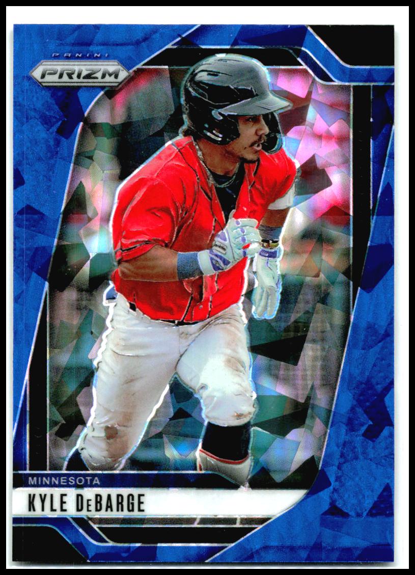 2025 Panini Prizm Blue Ice Prizms #18 Kyle DeBarge Minnesota Twins