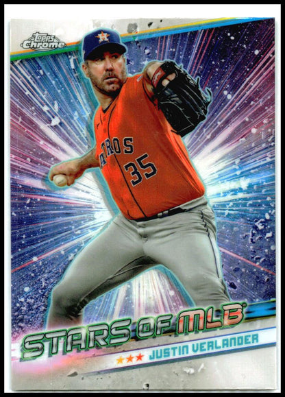 2024 Topps Update Stars of MLB Chrome #CSMLB-68 Justin Verlander Houston Astros