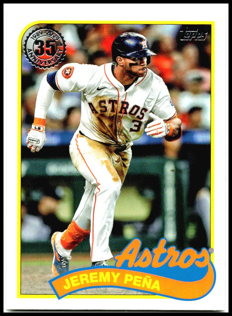 2024 Topps Update 1989 Topps 35th Anniversary #89US-17 Jeremy Peña Astros