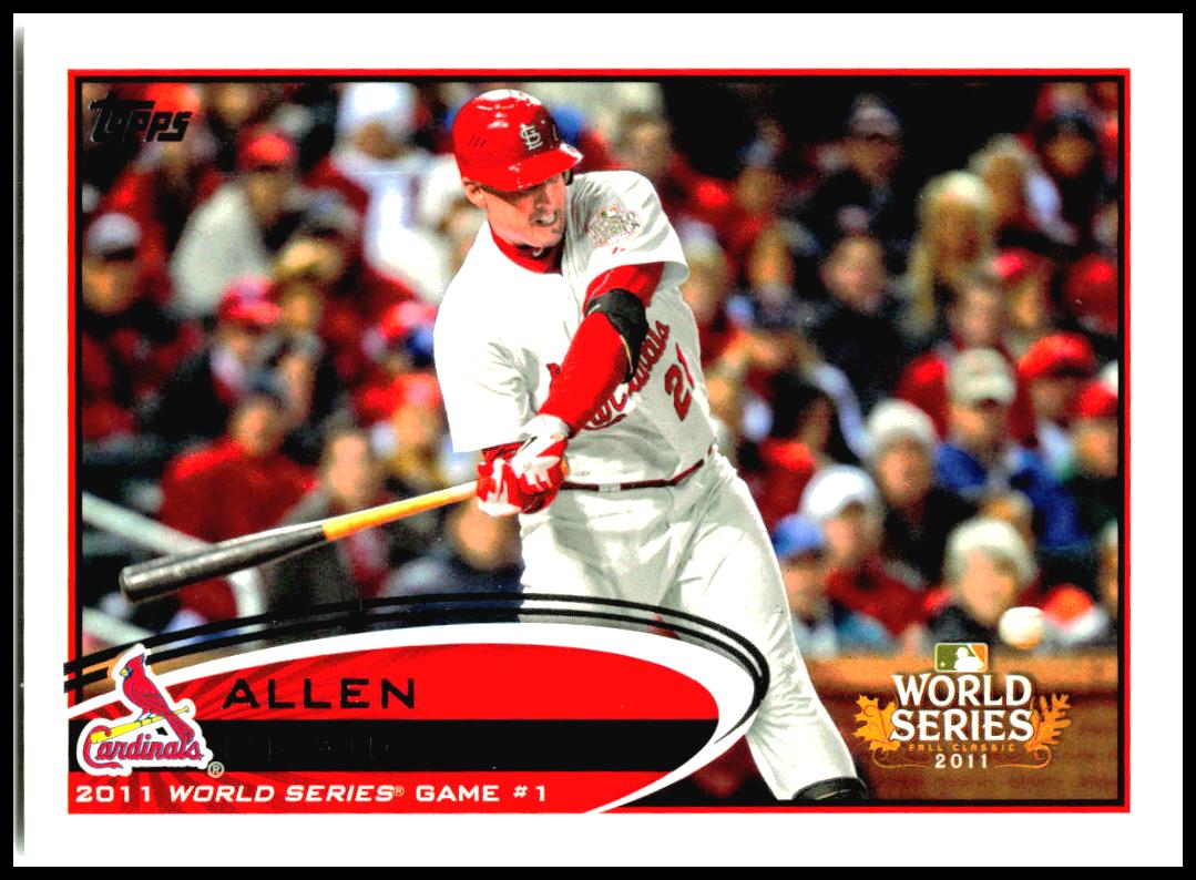2012 Topps #329 Allen Craig St. Louis Cardinals