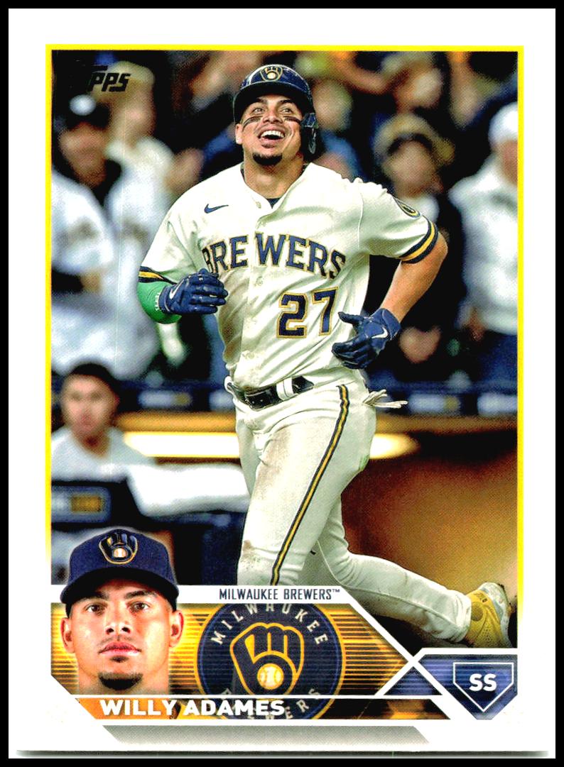 2023 Topps #106 Willy Adames Milwaukee Brewers