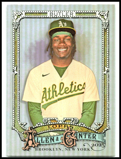 2025 Topps Allen & Ginter Silver Portrait #59 Lawrence Butler Athletics