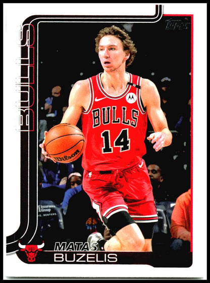 2025-26 Topps #37 Matas Buzelis Chicago Bulls