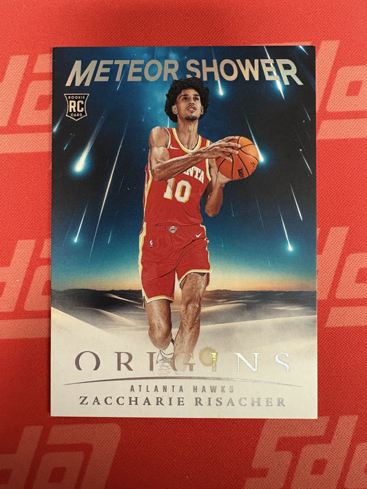 2024-25 Panini Origins Meteor Shower #2 Zaccharie Risacher Atlanta Hawks