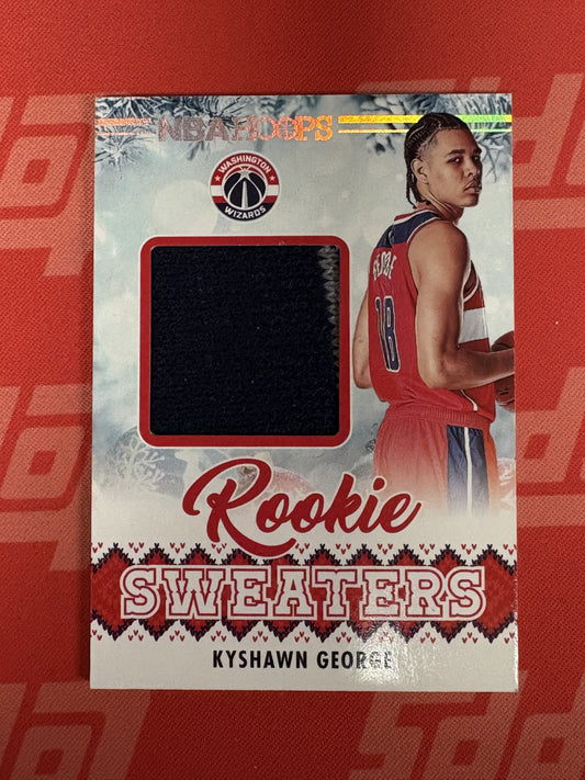 2024-25 Hoops Winter Rookie Sweaters #RSW-KSG Kyshawn George Washington Wizards