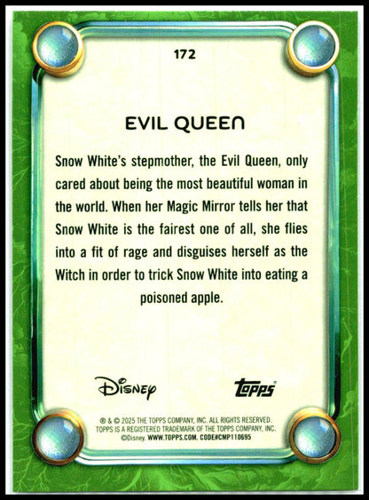 2025 Topps Disney Wonder #172 Evil Queen