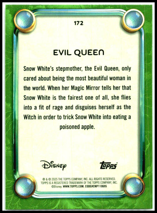 2025 Topps Disney Wonder #172 Evil Queen