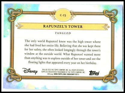 2025 Topps Disney Wonder Castles FoilFractor #C-6 King Triton's Castle