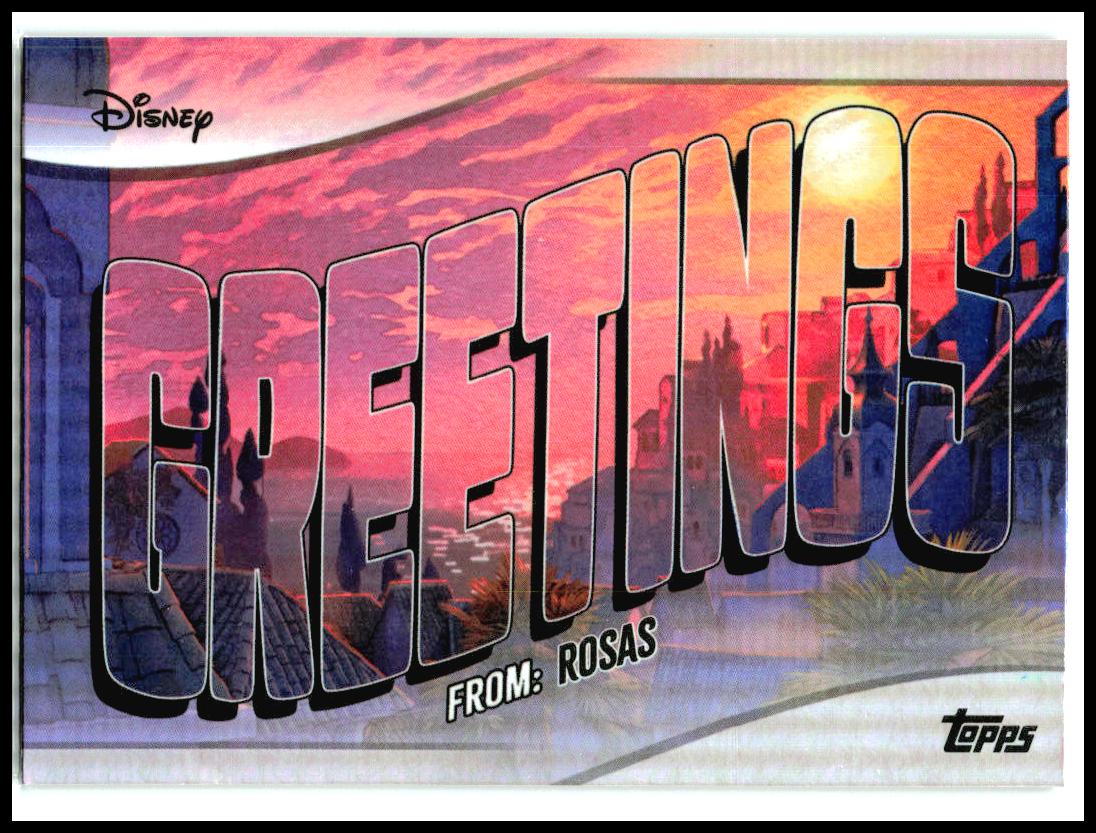 2025 Topps Disney Wonder Greetings From FoilFractor #GF-15 Rosas