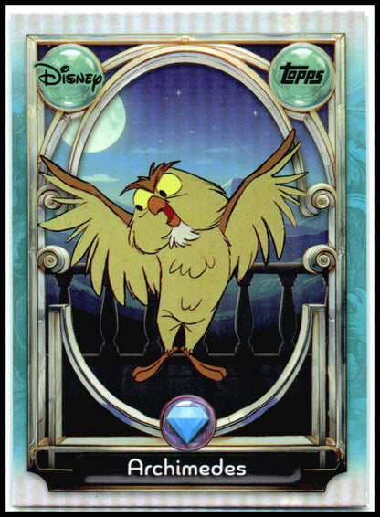 2025 Topps Disney Wonder FoilFractor #121 Archimedes