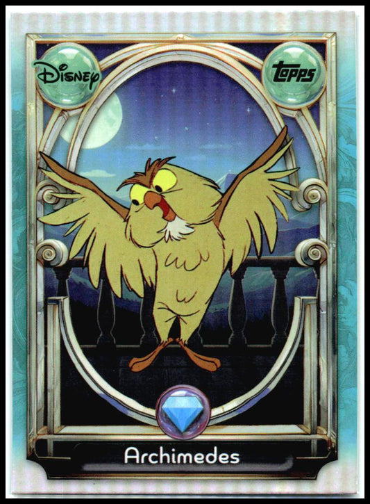 2025 Topps Disney Wonder FoilFractor #121 Archimedes