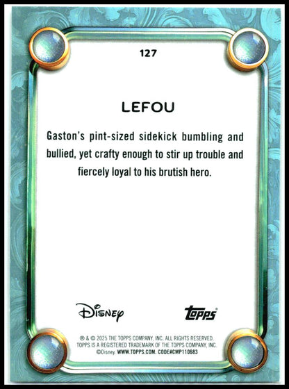 2025 Topps Disney Wonder FoilFractor #127 LeFou