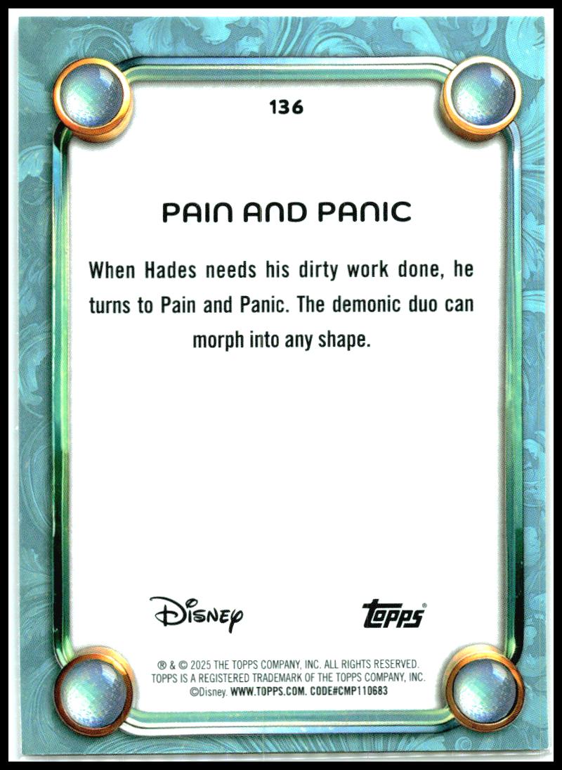 2025 Topps Disney Wonder #136 Pain and Panic