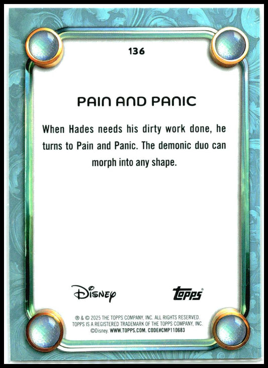 2025 Topps Disney Wonder #136 Pain and Panic